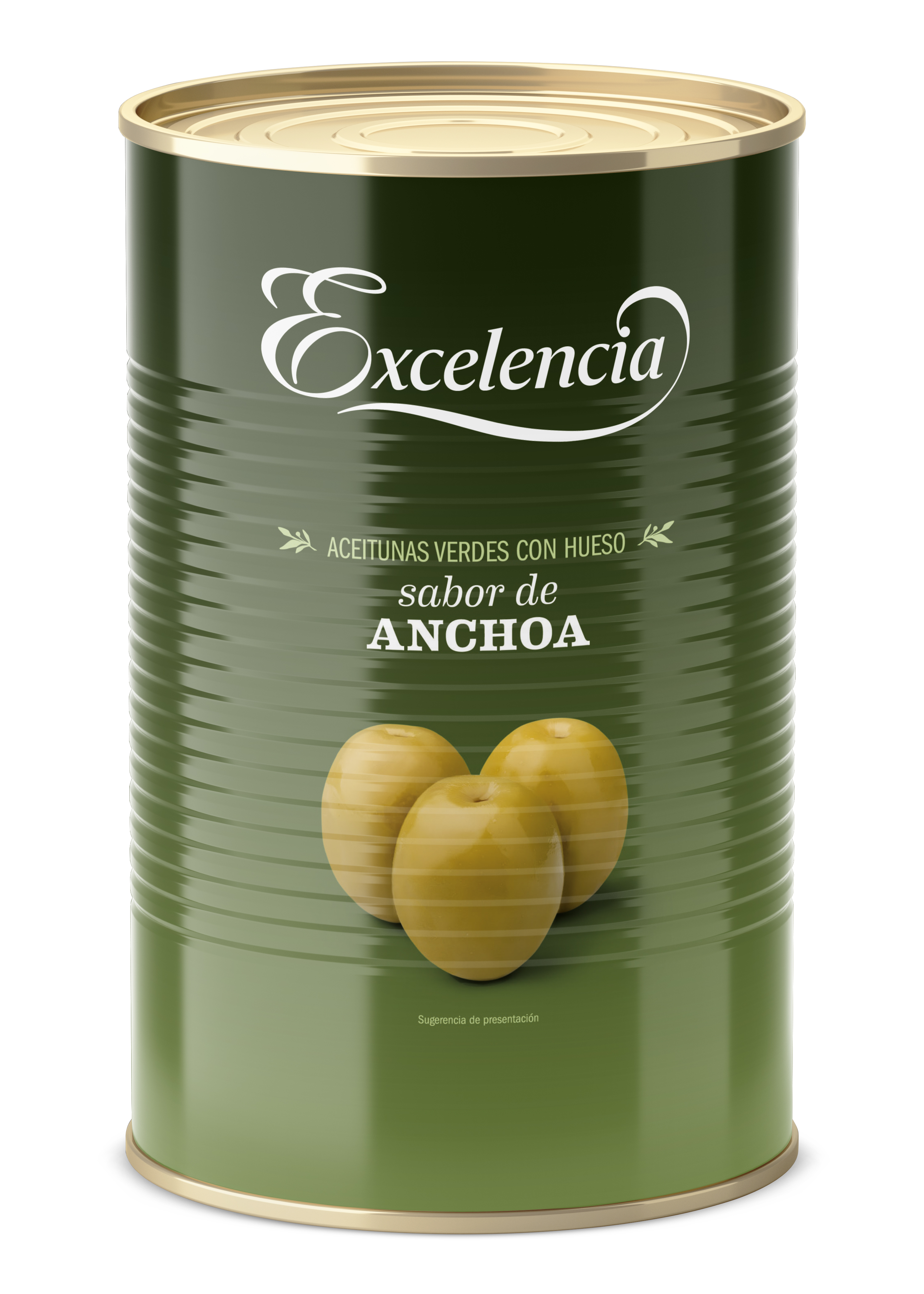 ACEITUNAS VERDES SABOR ANCH.160/180 5 KG