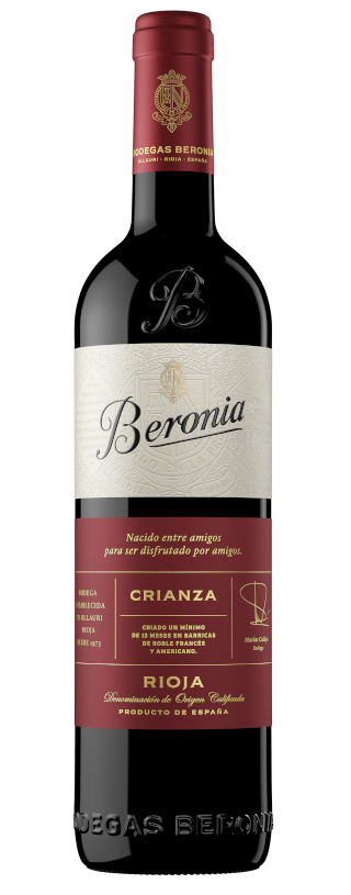 VINO TINTO CRIANZA BERONIA 0,75L 13,5º