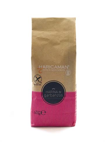 HARINA DE GARBANZO BOLSA 500 G HARICAMAN