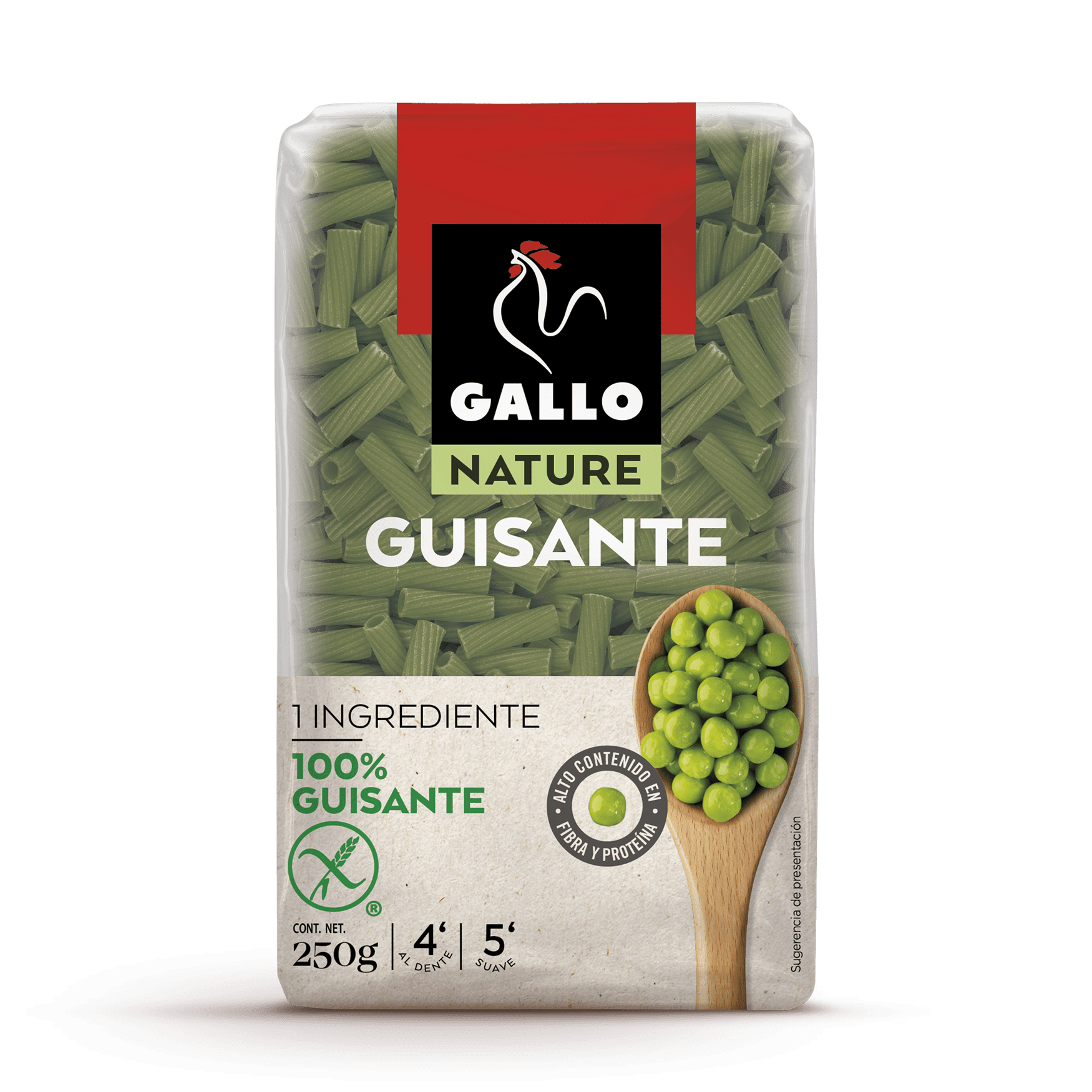 MACARRONES DE GUISANTES BOLSA 250 G GALL