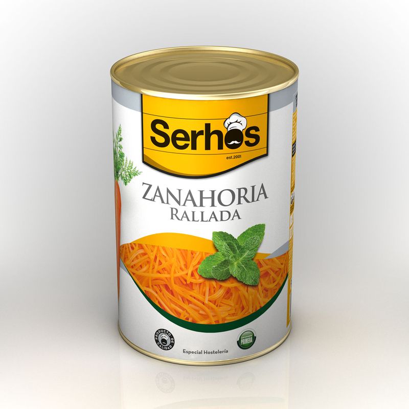 ZANAHORIA RALLADA LATA 5 KG P.E.2,55KG STAR FOOD