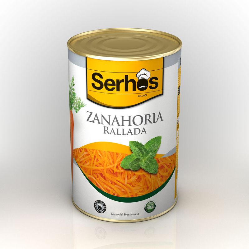 ZANAHORIA RALLADA LATA 5 KG P.E.2,55KG STAR FOOD
