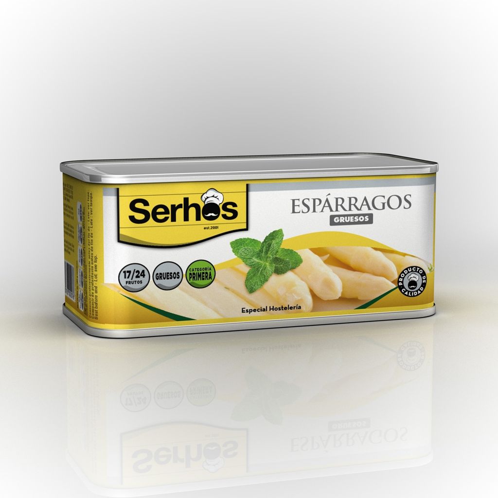 ESPARRAGOS EXTRA 1 KG. 17/24 SERHOS