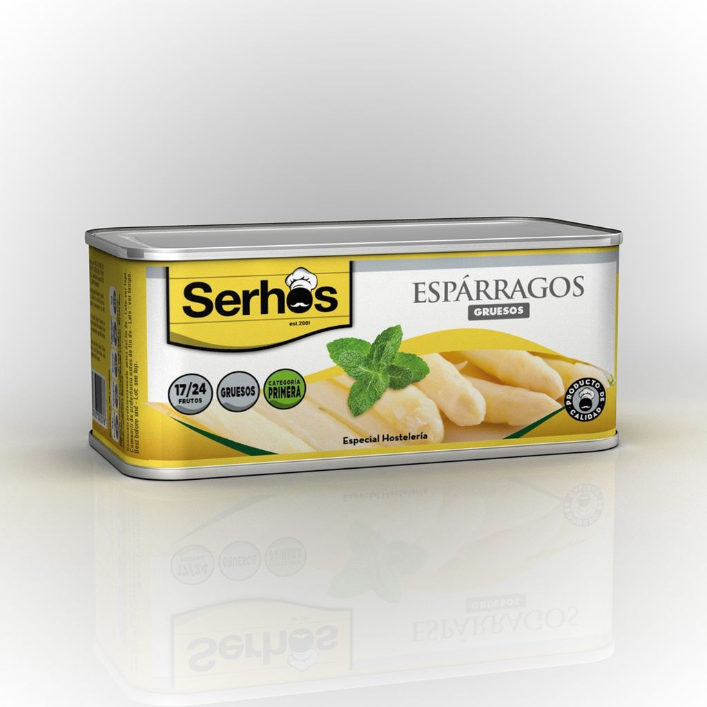 ESPARRAGOS EXTRA 1 KG. 17/24 SERHOS