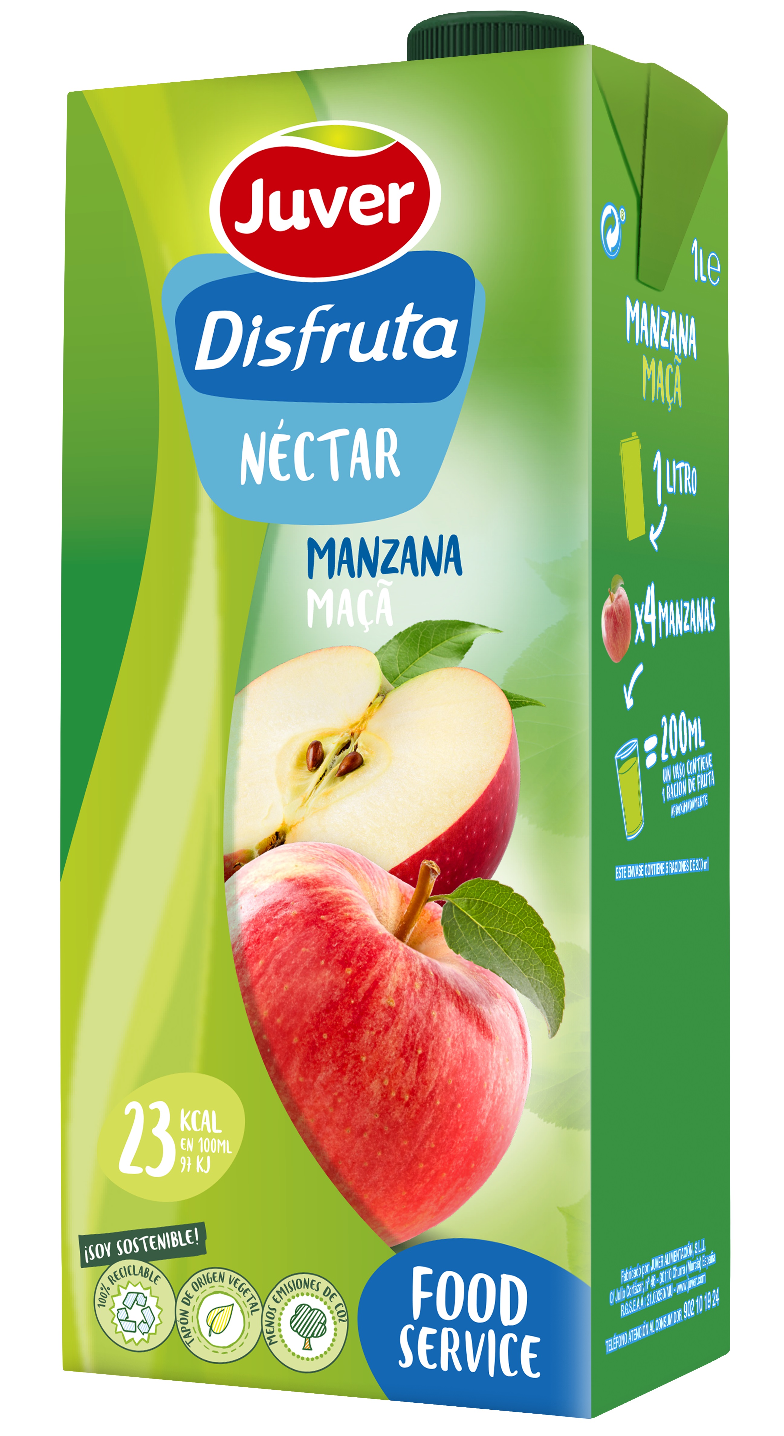 NECTAR S/A BRICK MANZANA (12 L) JUVER