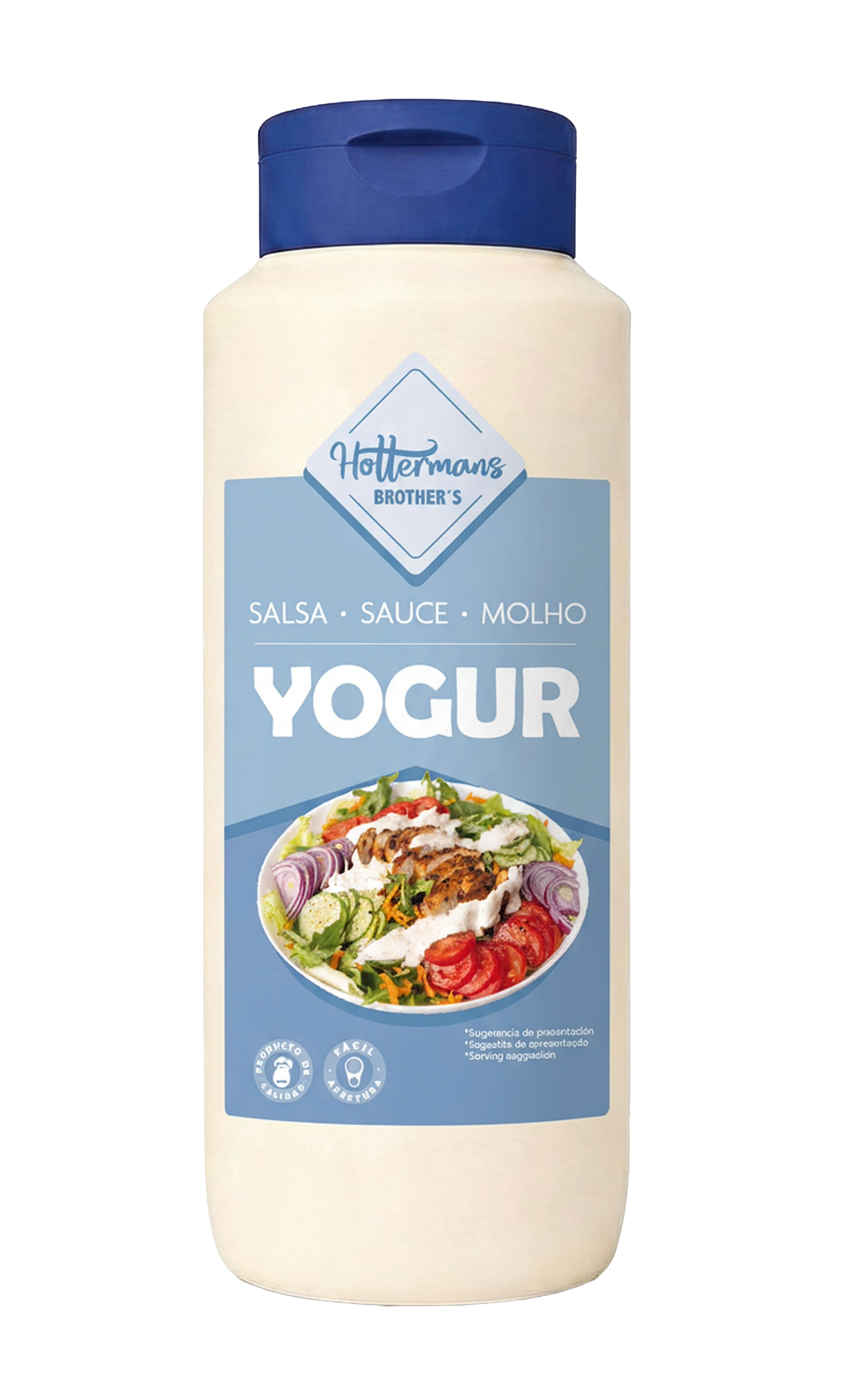 SALSA YOGUR BOTE 900 GR HOTTERMANS