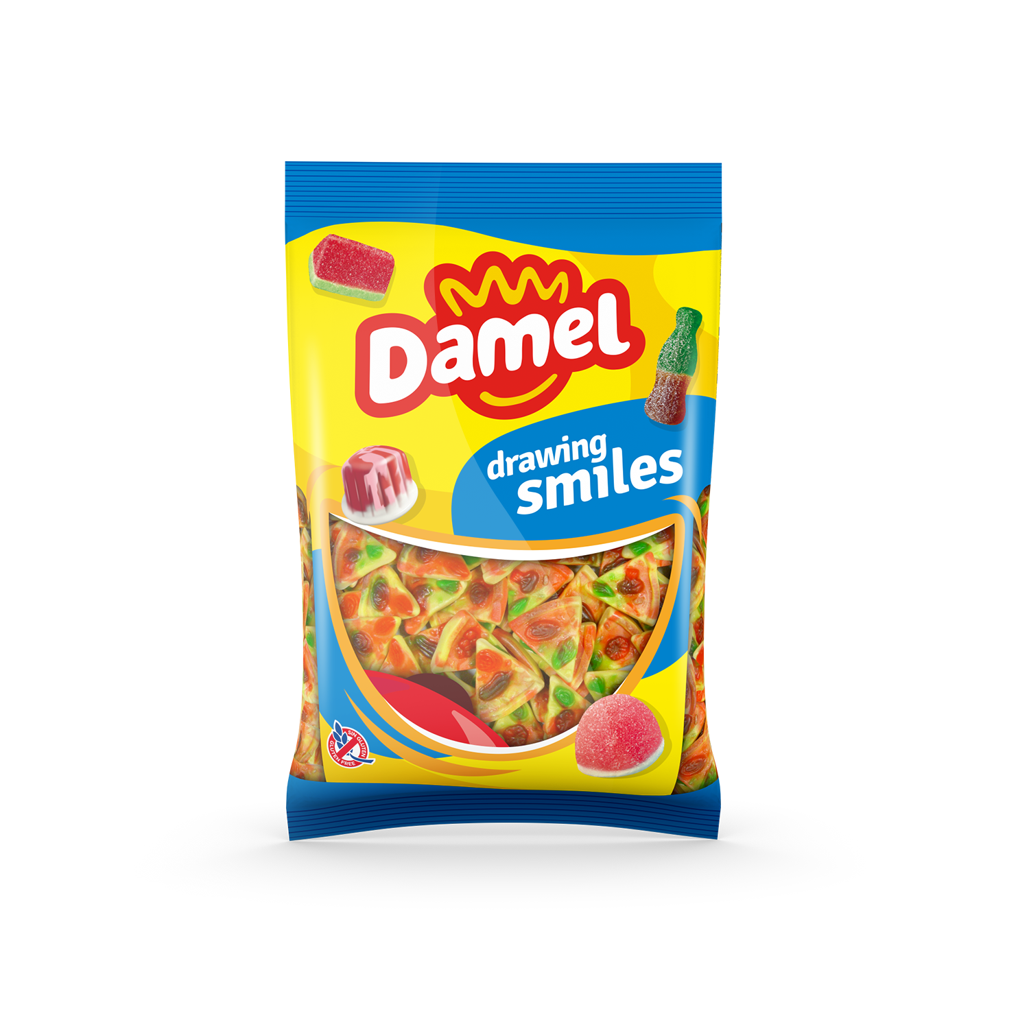 GOLOSINAS AMERICAN PIZZA BOLSA 1 KG DAMEL