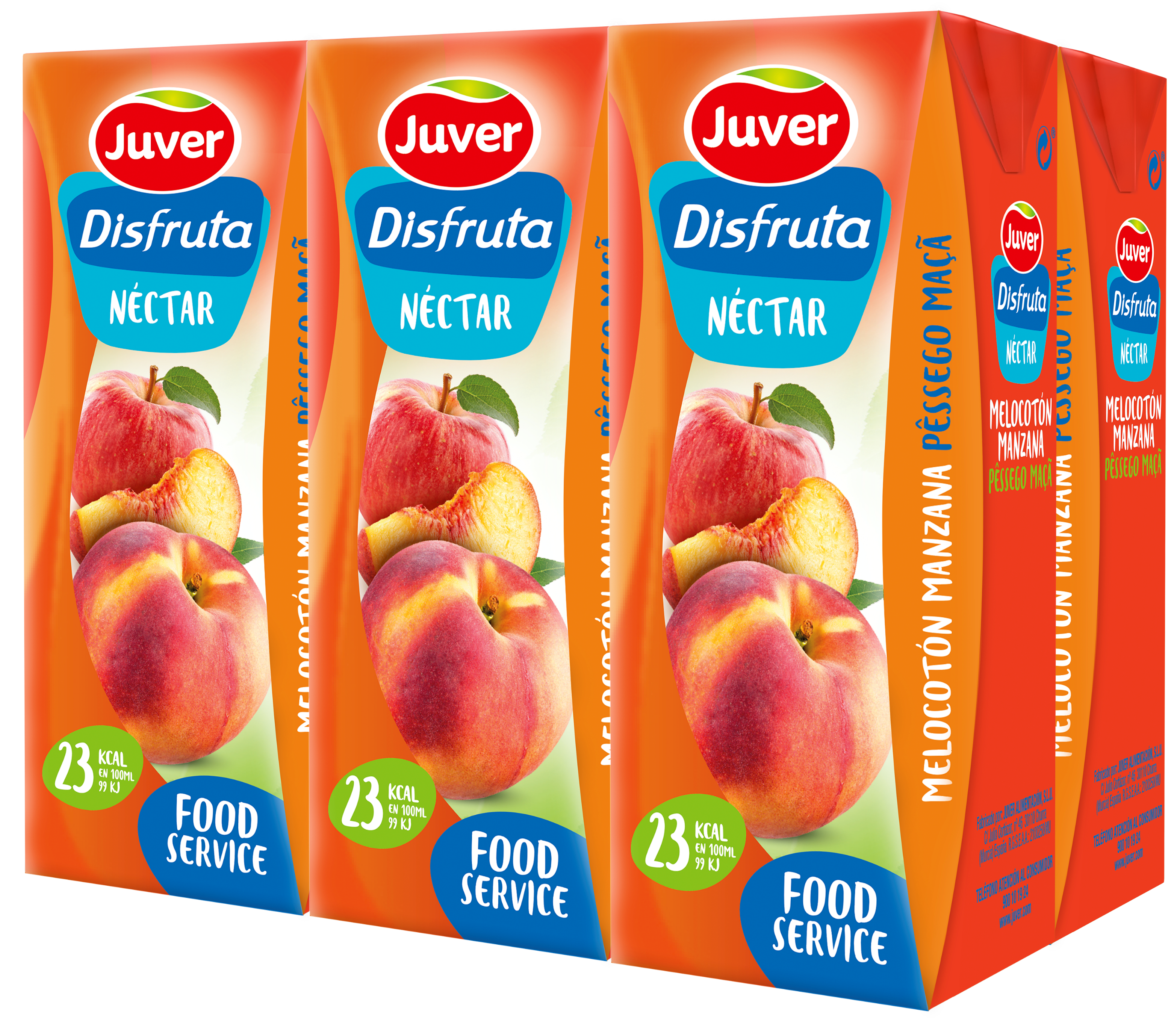 NECTAR MINIBRICK MELOCOTON Y MANZA (30 UNID) JUVER