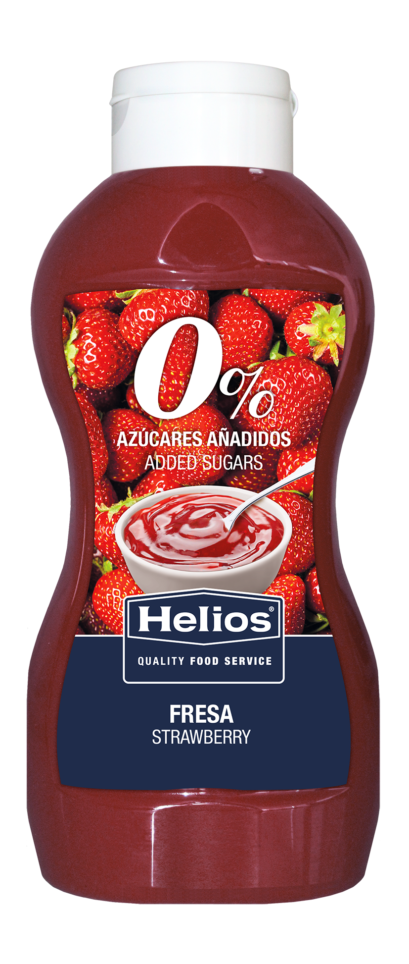 MERMELADA FRESA 0% BOCABAJO 1,1 KG HELIO