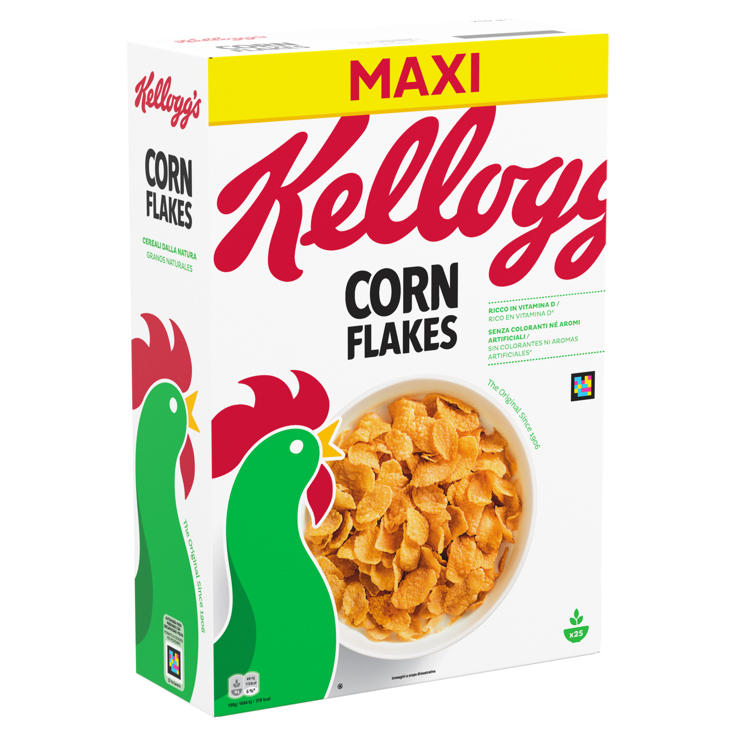 CEREALES CORN FLAKES PAQUETE 1 KG KELLOGG'S