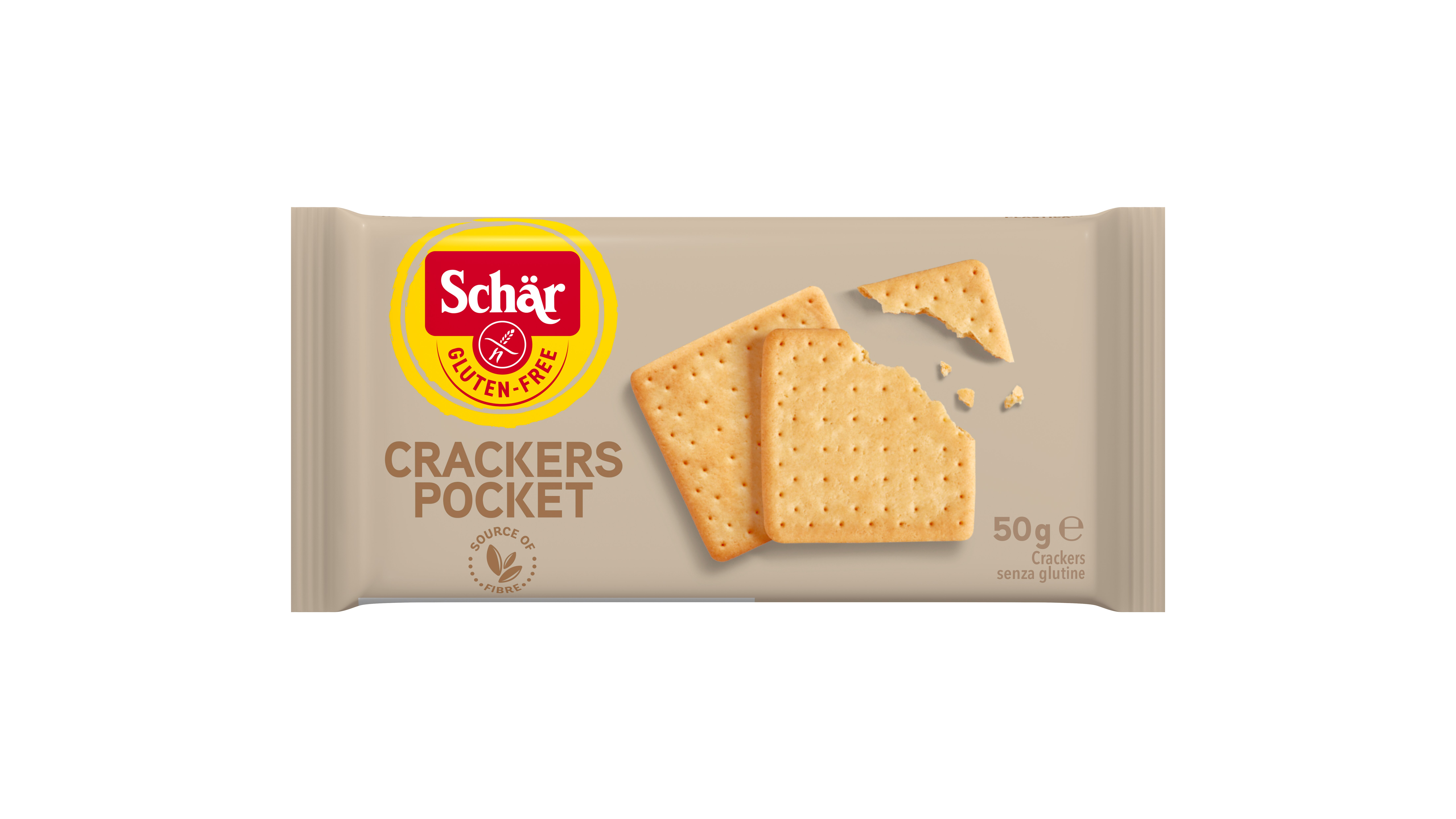 CRACKERS ENV. S/GLUTEN CAJA 27 X 50 GR SCHAR