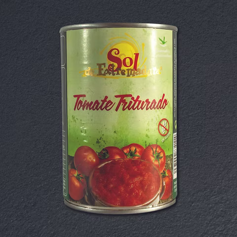 TOMATE TRITURADO LATA 1KG P.E.800G SOL E