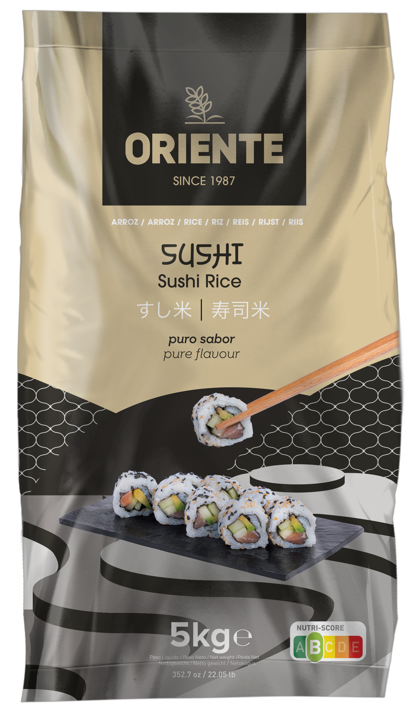 ARROZ SUSHI SACO 5 KG