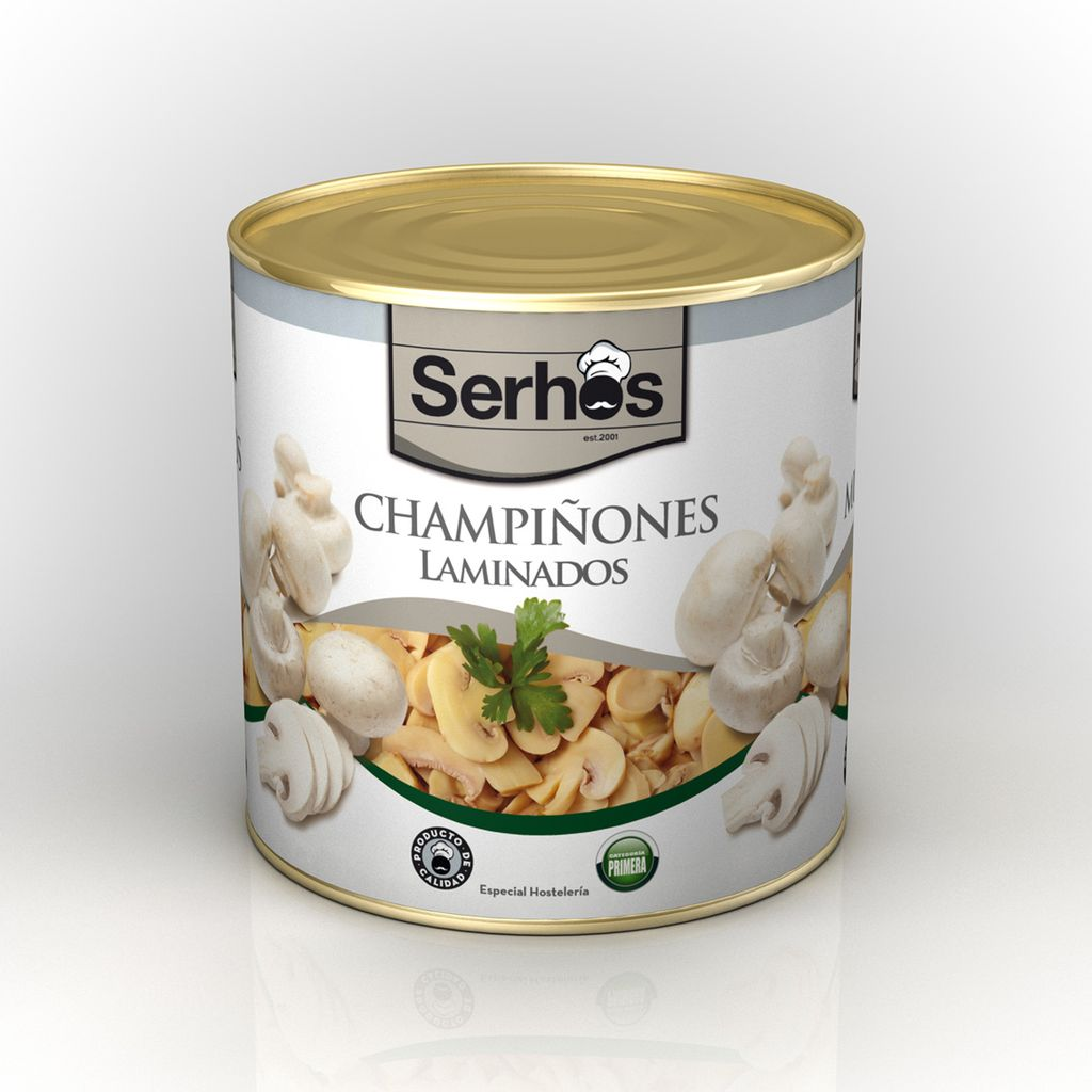 CHAMPIÑONES LAM.3KG (P.E. 1,33 KG) SERHOS