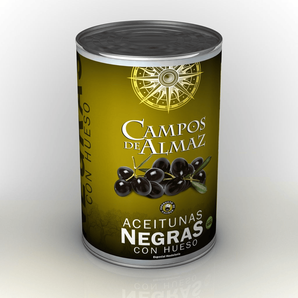 ACEITUNAS NEGRAS (240-260) 5 KG (P.E. 2KG) CAMPOS